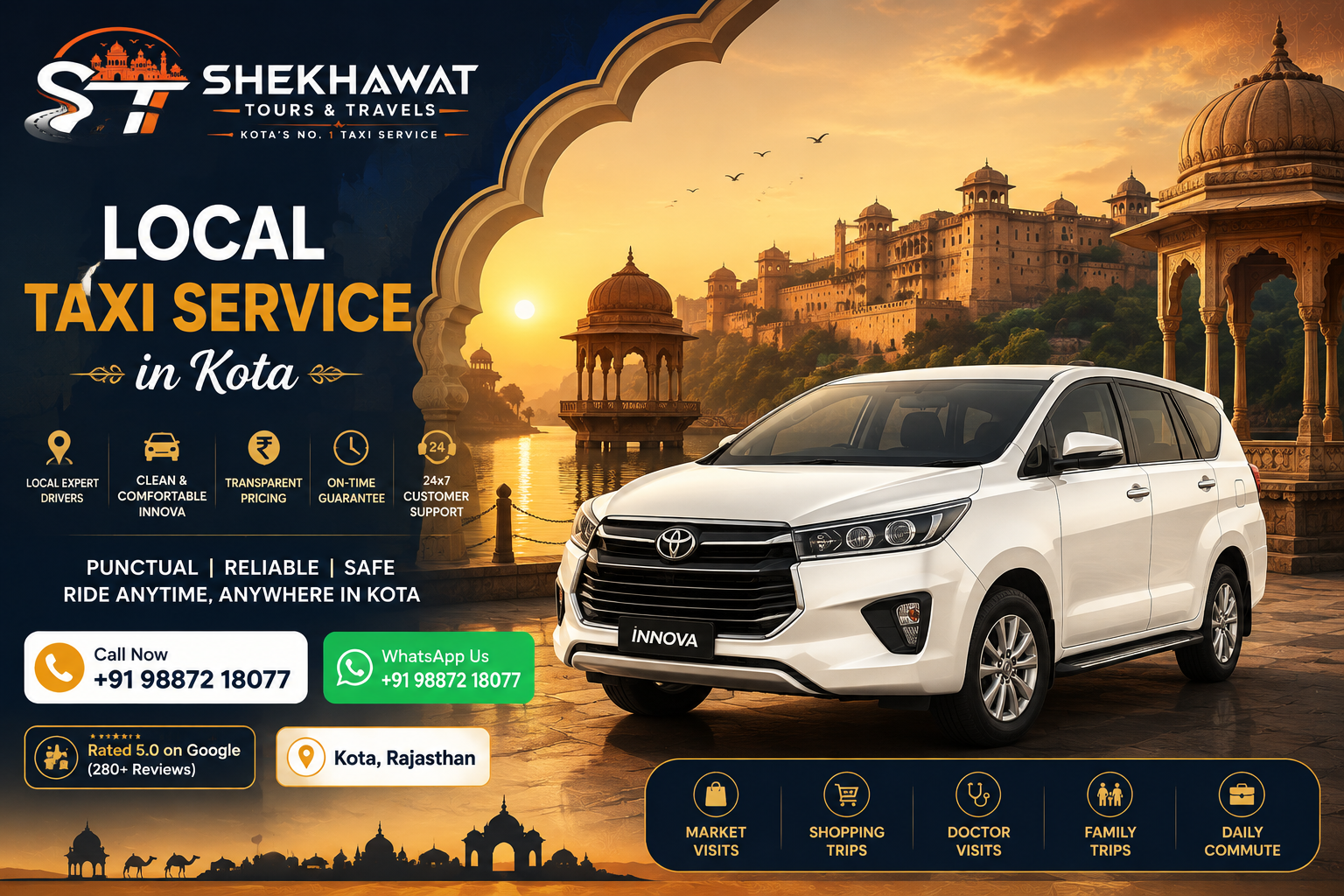 Local Taxi Service in Kota