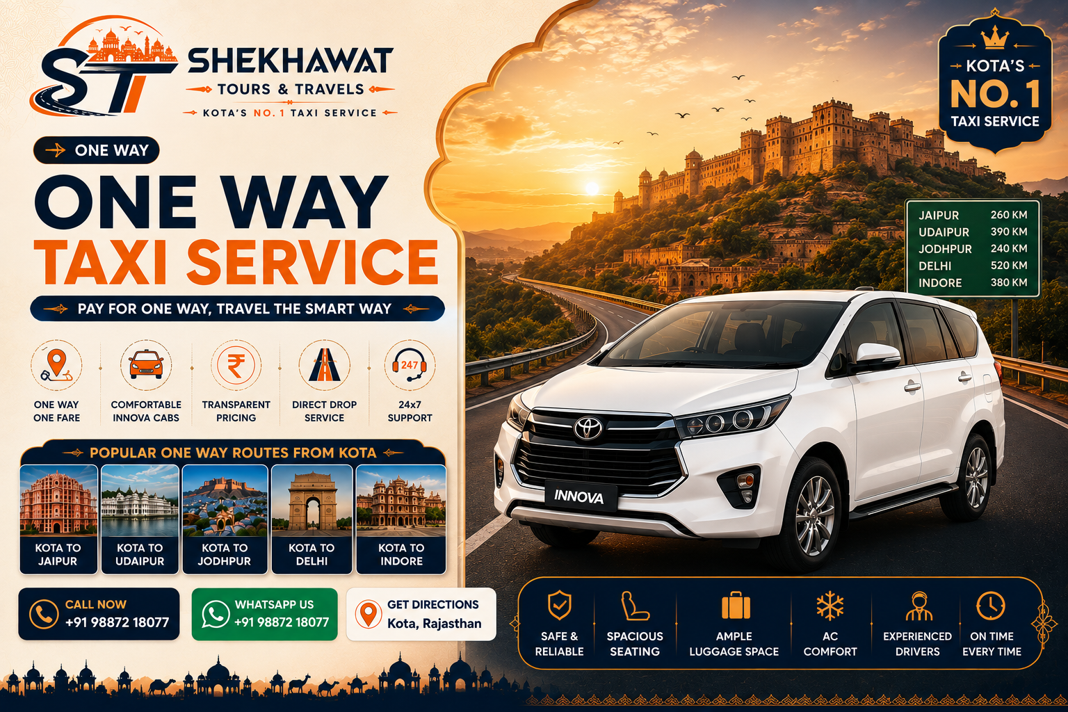 One Way Taxi Service